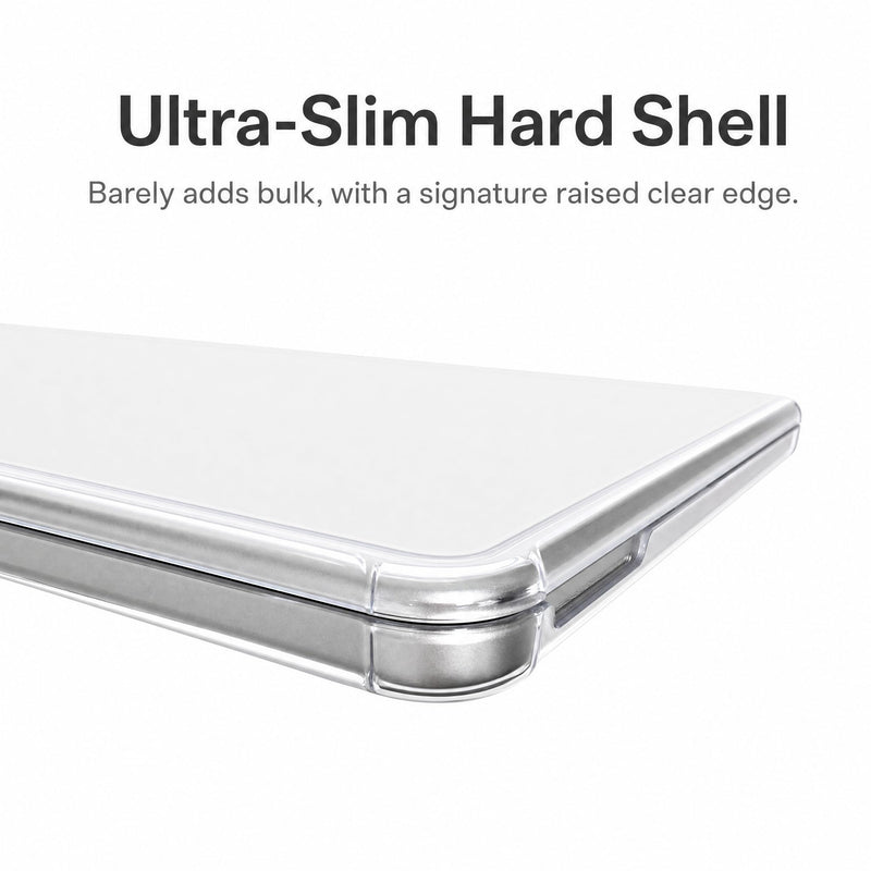 B BELK Clear Case for MacBook Neo 13 inch A3404 Raised-Edge Slim Hard Shell | Crystal Clear/color-matched hard shell guards against scratches & scuffs; slim snap-on fit, fits MacBook Neo 13" A3404 only