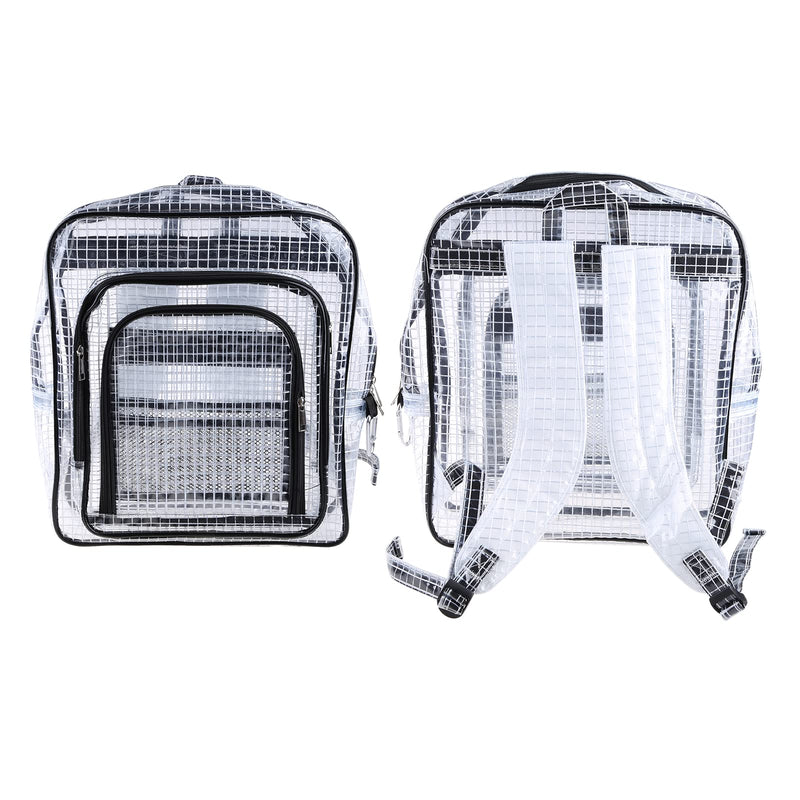 15.7inch Anti-Static Clear PVC Tool Backpack for Computer Repair, Static-Safe Storage for Electronics, Transparent Work Bag with Durable Design for Engineers & Technicians