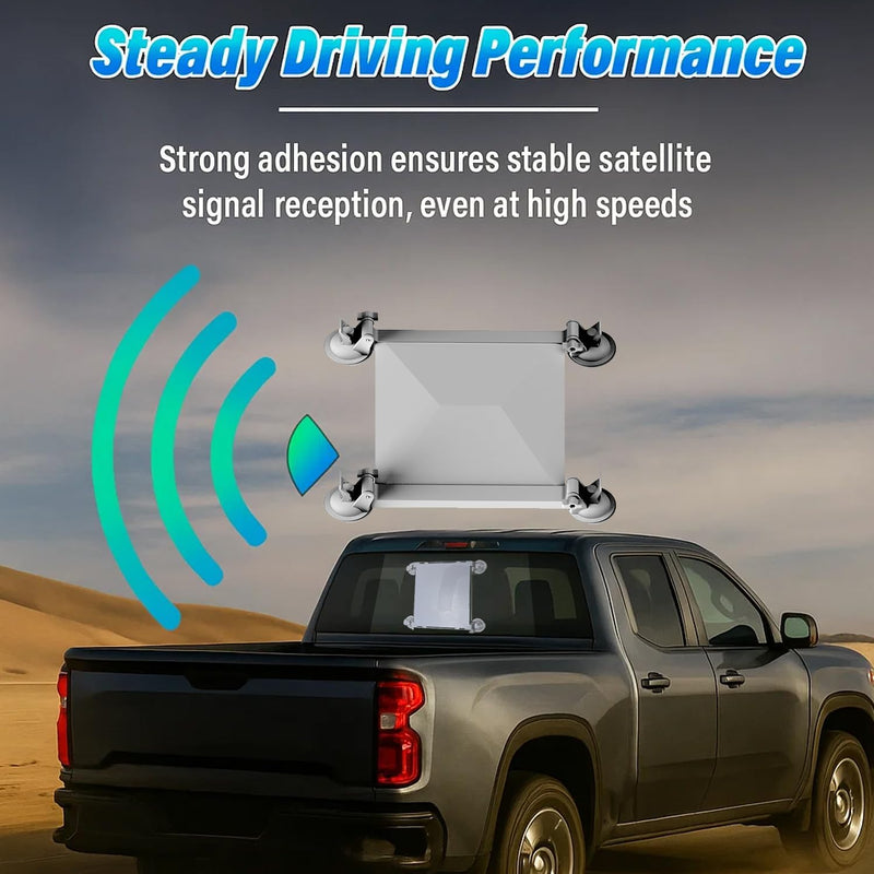 Starlink Mini Suction Cup Mount for Car Sunroofs or Windows Secure Satellite Mounting Kit with Strong Grip for RVs, Boats and Road Trips–Stable Signal Guaranteed for starlink mini car mount