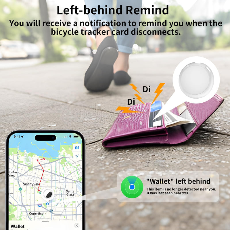 GPS Tracker for Vehicle Works with Find My(iOS Only)Hidden Mini Car Tracker | Waterproof Magnetic Case Global Real-Time Item Locator Key Tracking Devices for Vehicles No Subscription No SIM Card Required White