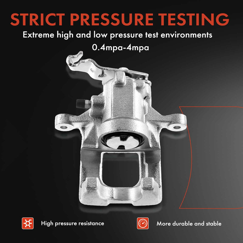 A-Premium Disc Brake Caliper Assembly without Bracket Compatible with Volkswagen and Audi Models - A3 2010-2013, Jetta 2012-2015, Golf 2011, Beetle 2014-2015, Eos 2011-2015 - Rear Right Passenger Side Rear Passenger