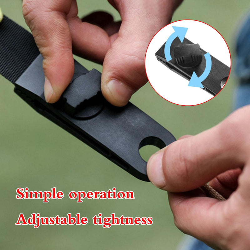 30-Pack Heavy Duty Lock Grip Tarp Clips with Adjustable Screw | Shark Teeth Design, Bungee Cords & Carabiners | Secure Cover for Camping, Pool Covers, Awnings, Canopies (PA Material, 0.25" Thickness)