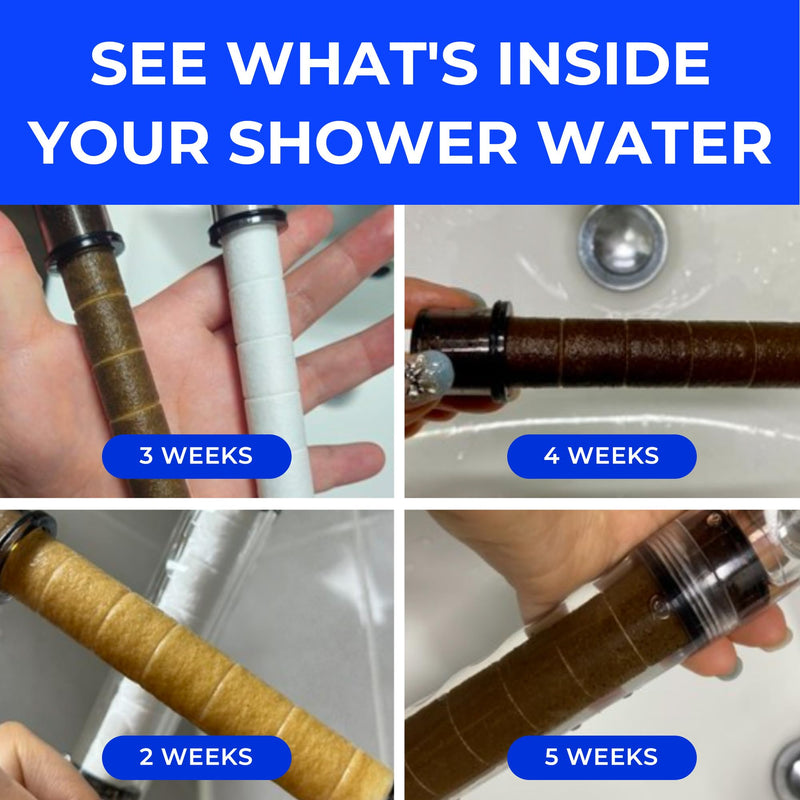 BODYLUV Puresome Filtered Shower Head, Korea's Best Handheld Shower Head with Filter, High Water Pressure, Softer Skin & Hair, Made in Korea, 6-Month Supply (3 Filter Replacements Included) SET 1 Showerhead + 3 replacements