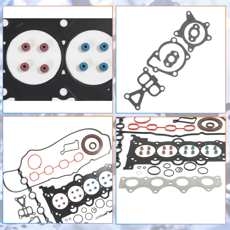 G4FJ 1.6T Engine Cylinder Head Gasket Set Fits for Hyundai Elantra/Sonata/Tucson, Kia Forte/Optima/Soul 2015 2016 2017 2018 2019 2020 2021 1.6L DOHC Turbo OE G4FJ 20910-2BU06