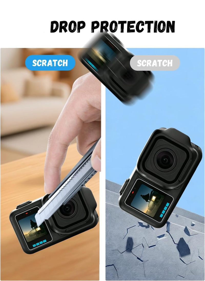 [2+2+2 Pack] for GoPro MISSION 1 Pro Hydrogel Film Screen Protector. | Self-Healing Anti-Scratch Bubble Free Easy Installation.