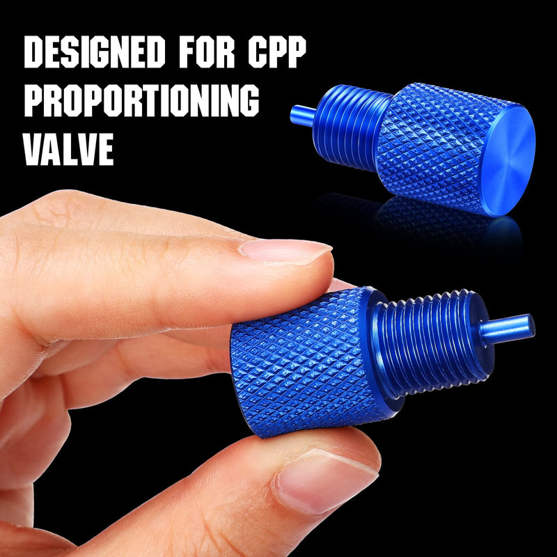 Frienda 2 Pcs Brake Proportioning Valve Bleeder Tool Shuttle Valve Bleed Tool Kit Compatible with Disc/disc/drum Pv2 Pv4 Combination Valves (Blue) Blue