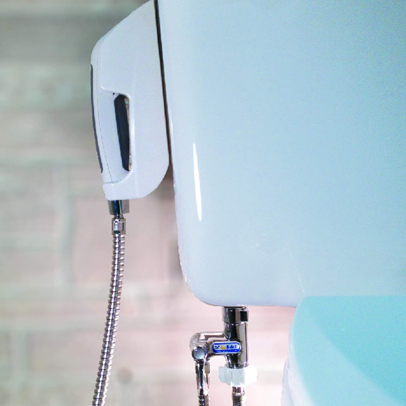 Danco Attachable Handheld Bidet for Toilet | Non-Electric Bidet sprayer for toilet in White (2012WX)