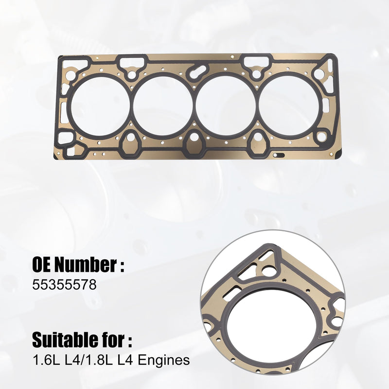 uxcell Car Cylinder Head Gasket for Chevrolet Cruze 2011-2015 for Chevrolet Sonic 2012-2018 55355578