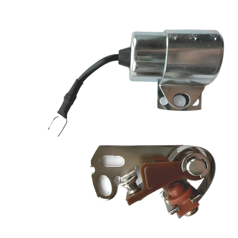 160-1154 312-0069 Generator Ignition Point and Condenser Kit, Point and Condenser Set for Onan Generator Replaces OEM 160-1154 Point, 312-0069 Condenser; Generator Replacement Parts
