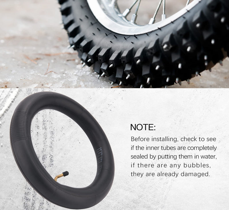 12 1/2 x 2 1/4 Tube Inner Tube 12.5 x 2.25 Tire 2 Pack for Pocket Bikes, Gas Scooters, Electric Scooters, Mini Bikes, Mobility Scooters and More