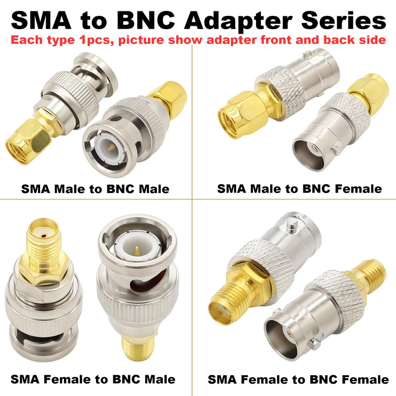 SMA Adapter Kits 20-Pack, SMA to BNC, UHF, TNC, N, F (PL259/SO239) Male Female Connectors, RF Adapter Coaxial Adapter Set for RTL-SDR Dongles, Ham Radio Antenna & RF Testing and so on