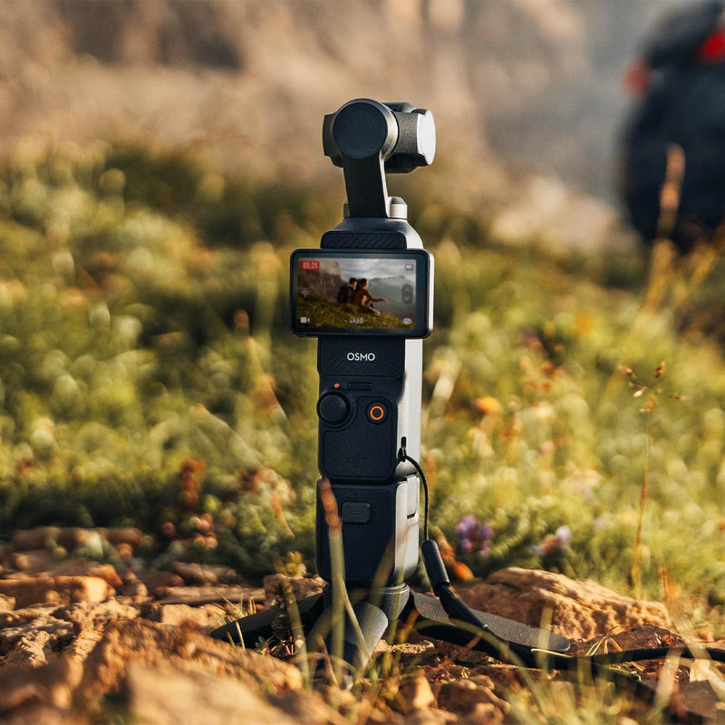 Original Osmo Pocket 3 Mini Tripod for DJI Pocket 3（The Mini Tripod is equipped with a 1/4″-20 screw for expansion. It is compact, portable, and convenient to fold back）