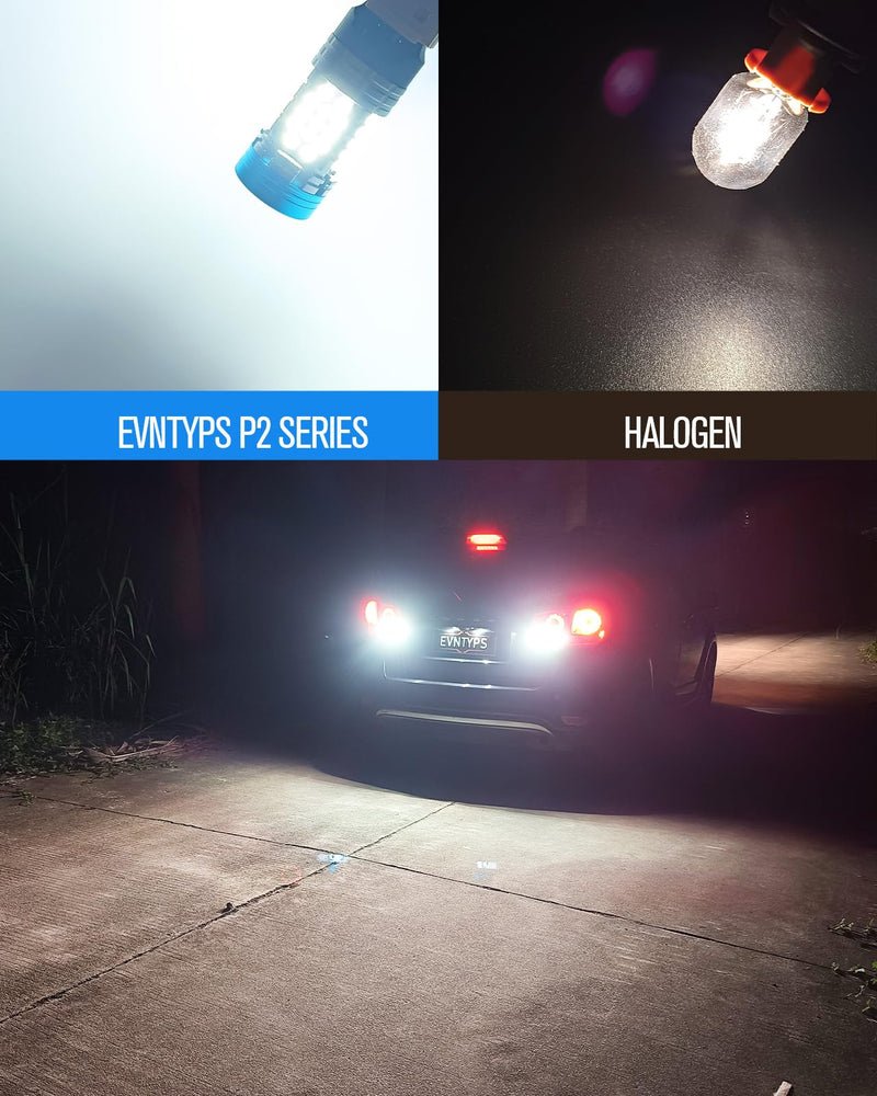 CANBUS 1157 LED Bulbs for Reverse Lights,6000K 4600LM Super Bright 2057 2357 LED Bulb Built-in Resistor Error Free,7528 Back Up Lights Parking Light DRL Bulb(2pcs) White