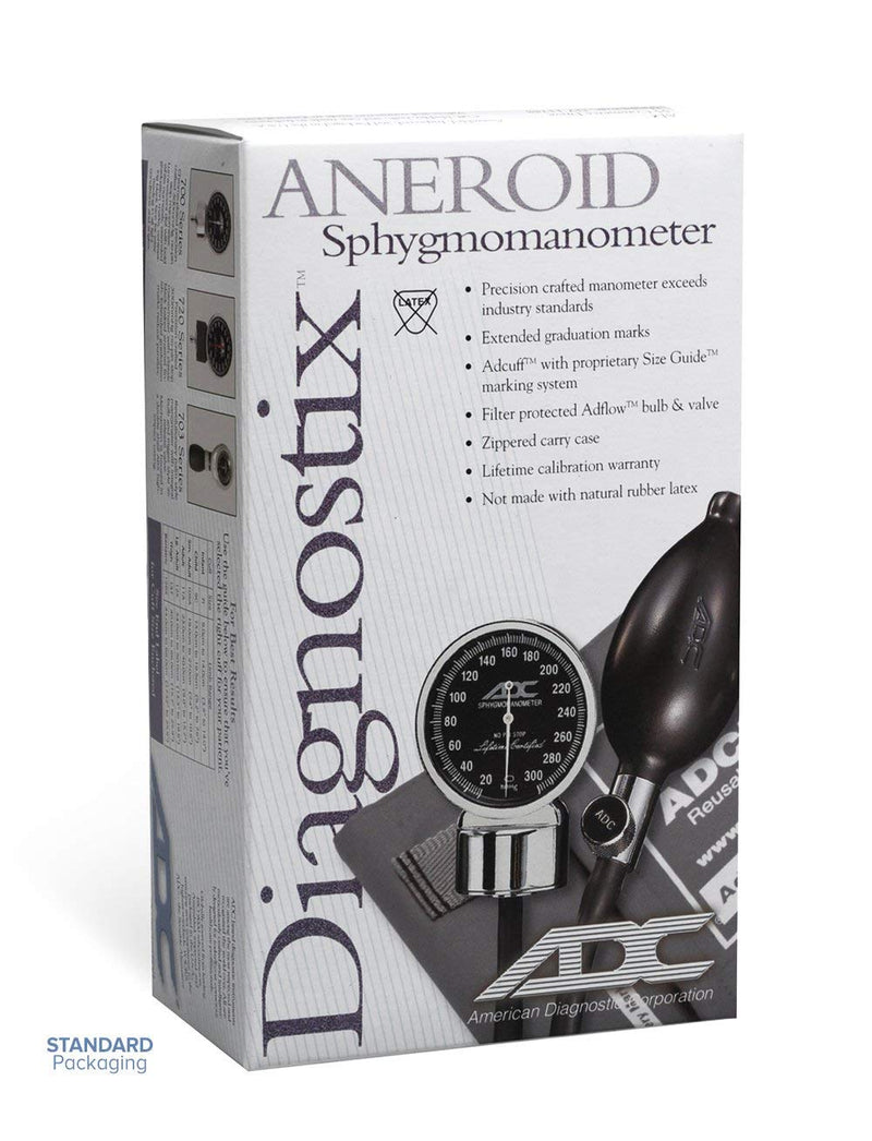 American Diagnostic Corporation DIAGNOSTIX Aneroid Sphyg, Adult, Royal Blue 1/EA