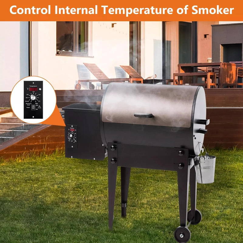 Digital Thermostat Kit Compatible with Traeger Pellet Grills BAC200 BAC388 BAC389 BAC382 Replacement Parts with LED Display Temperature Control Panel & 7" RTD Temperature Sensor Probe BAC236 BAC283 Compatible with Traeger Pellet Grills BAC236 Kit