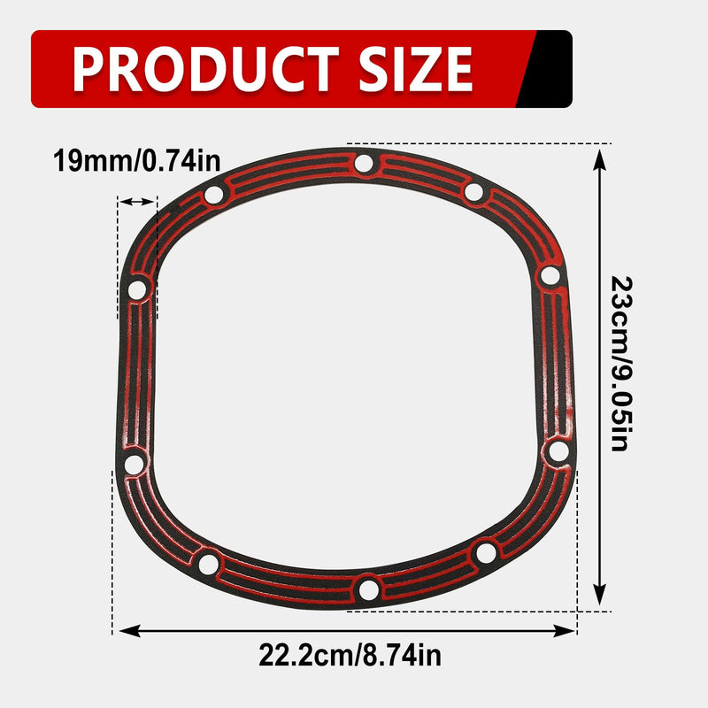 D030 Differential Cover Gasket Compatible with Ford JP Front Axle Dana 30 Fit for Dana 25/27/30