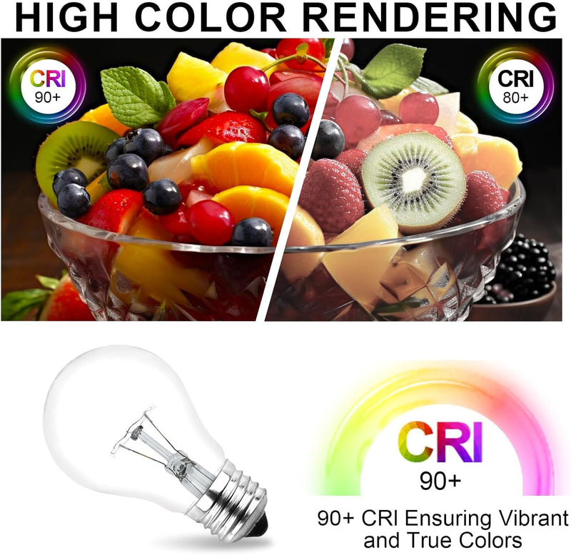 40 Watt Incandescent Light Bulbs, A19 40W Light Bulb, Dimmable, 2700K, Soft White, 12 Pack