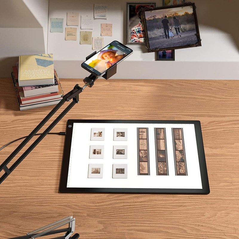 Slide Viewer Light Box, Ultra-Thin A4 USB Powered Light Scanner for Photo Slide and Film Negative Scanning, Christmas Gift, Tattoo Drawing, Artist Sketching