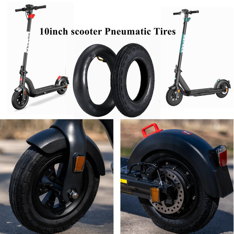 Electric Scooter tire,Scooter tires and Inner Tubes,10"Air Filled Tires, Can Be Use for gotrax G4,GMAX,GMAX ULTRA,TOUR XP(tires and Inner tubes)