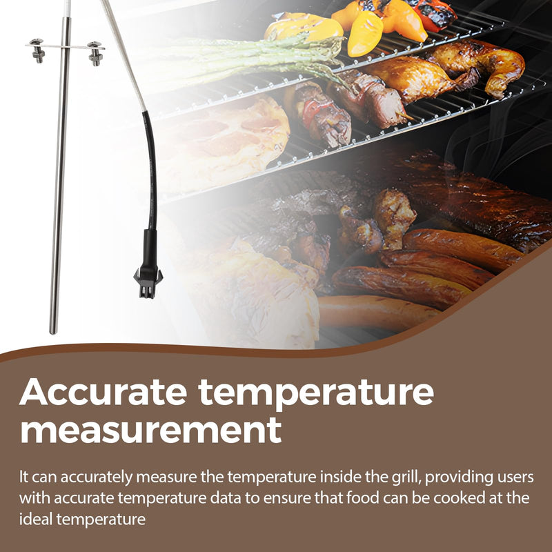 RTD Temperature Probe Sensor Compatible with Z-Grill Pellet Grill 700 Series Replace ZG-RTD-2