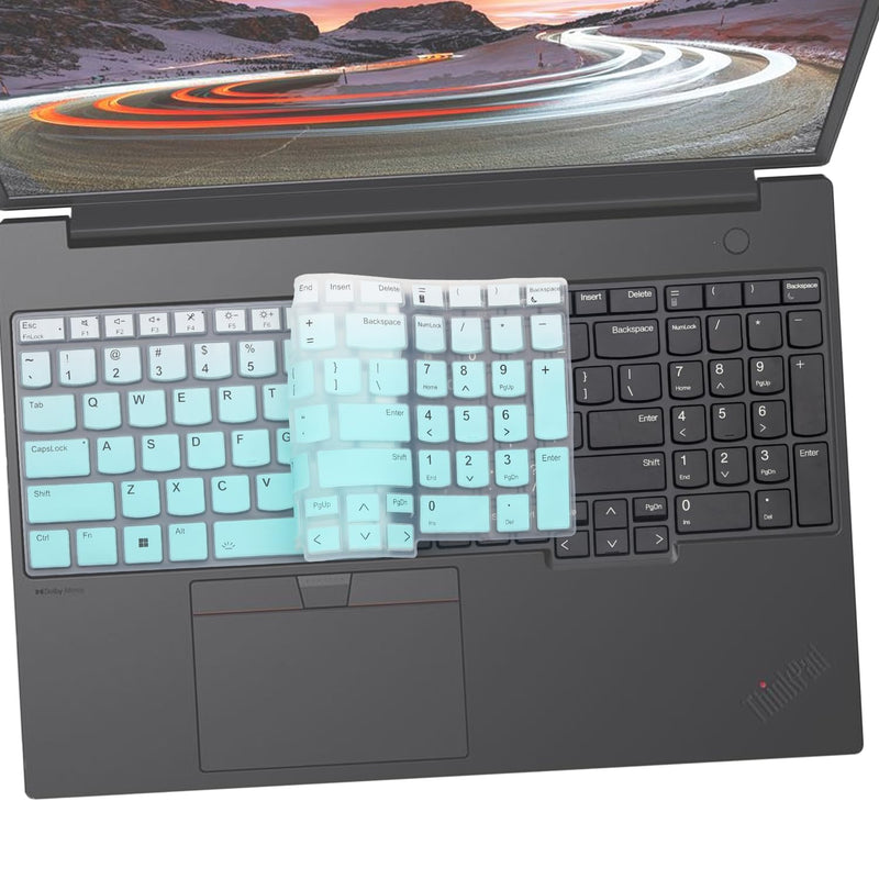 Keyboard Cover for 2026 2025 Lenovo ThinkPad T16 Gen 4/Gen 3 16", ThinkPad E16 P16s Gen 3 16", ThinkPad L16 Gen 2/Gen 1 16" US Protective Keyboard-MGreen MGreen