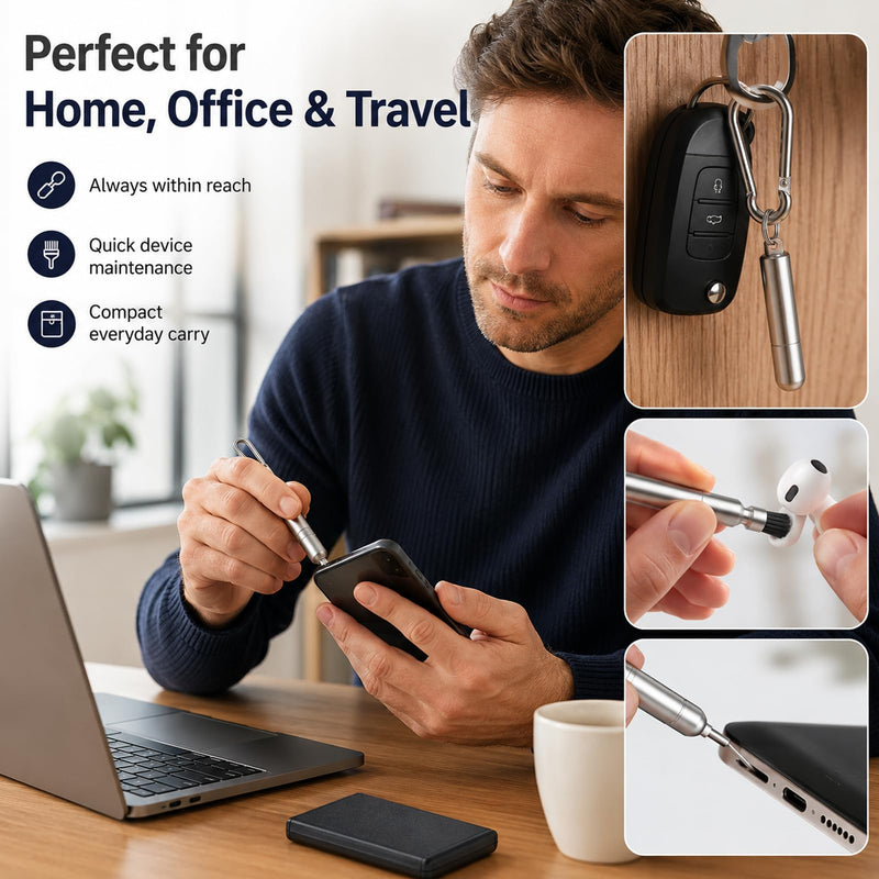 SIM Card Removal Tool & Holder 2 in 1 Eject Pin with Storage Case | Stainless Steel Pin, Compact Card Holder, Secure Storage, Travel-Friendly Design