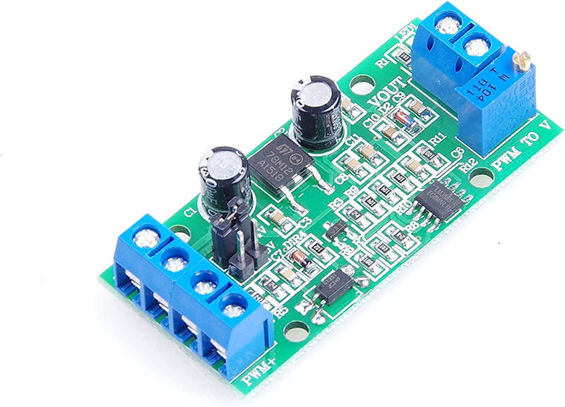 PWM-to-Voltage Module 0% -100% PWM Converted to DC 0-10V Voltage Analog to Digital
