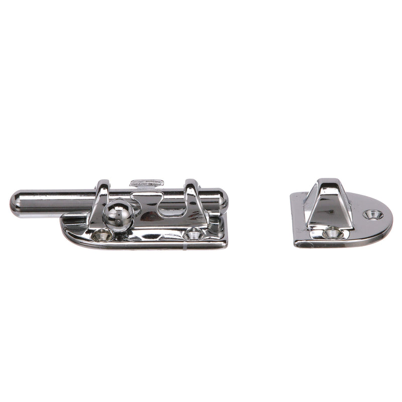 Seachoice Marine-Grade Barrel Bolt, Chrome-Plated Cast Brass 3-5/8 In. x 1-1/8 In.