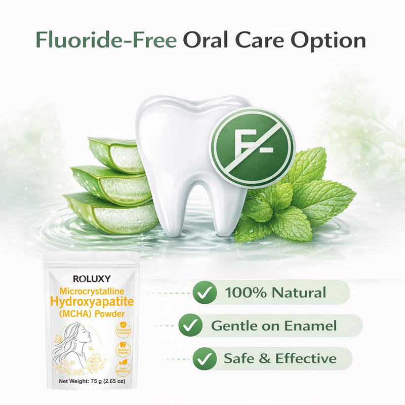 100% Pure Microcrystalline Hydroxyapatite Powder 75g (2.65 oz) | Non-Nano Micro crystalline hydroxyapatite Powder for Teeth | DIY Formulations | unflavored Mcha Crystals 75g (2.65oz)
