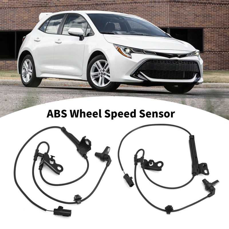 ABS Wheel Speed Sensor Front Left and Right Replacement for Toyota Corolla 2009-2018, Replacement for Matrix 2009-2012, Replacement for Pontiac Vibe 2009-2010 8954302090, 8954202090