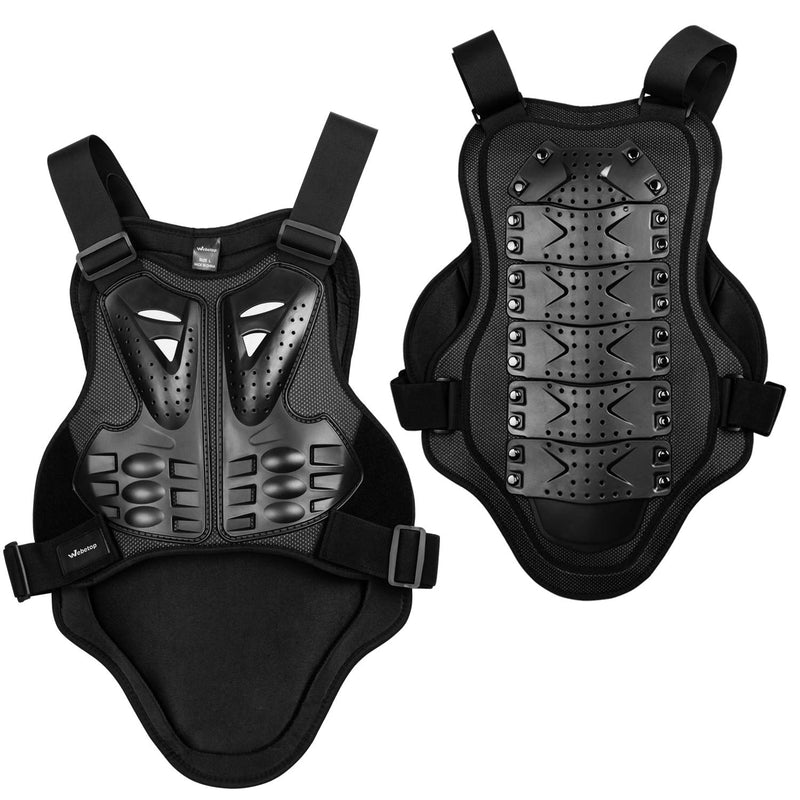 Webetop Motorcycle Armor Vest Protector for Dirt Bike Mountain Bike Off-Road Racing MTB Chest Protector Adult L L for height 5.58'-5.91'