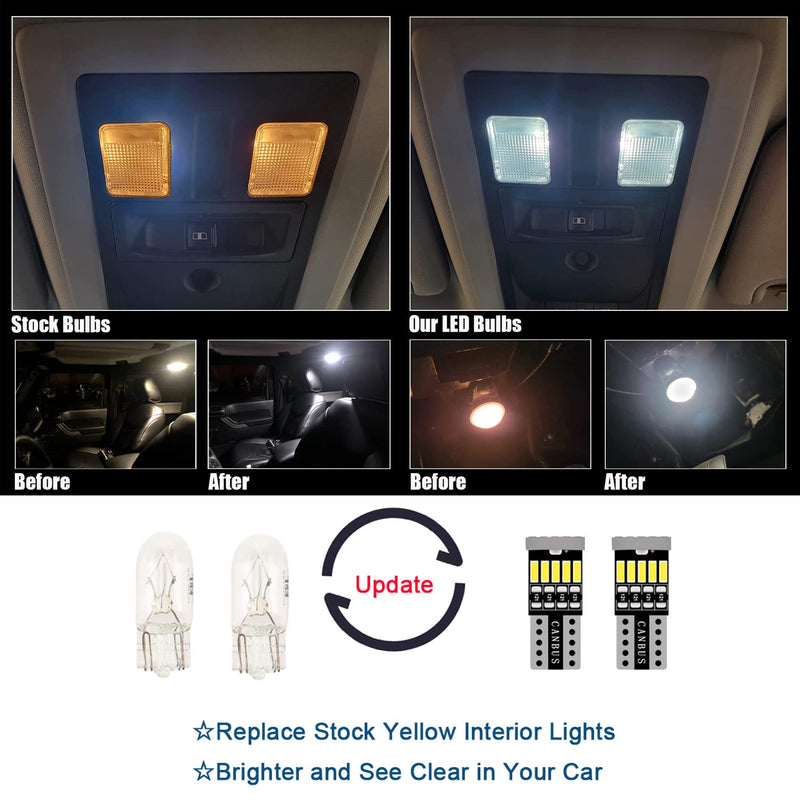 AWALITED 12pcs RAM 1500 Interior LED Lights Kit Super Bright LED Map Dome Light Bulbs for 2009 2010 2011 2012 2013 2014 2015 2016 2017 2018 Dodge Ram 1500 2500 3500 Pickup Truck all models