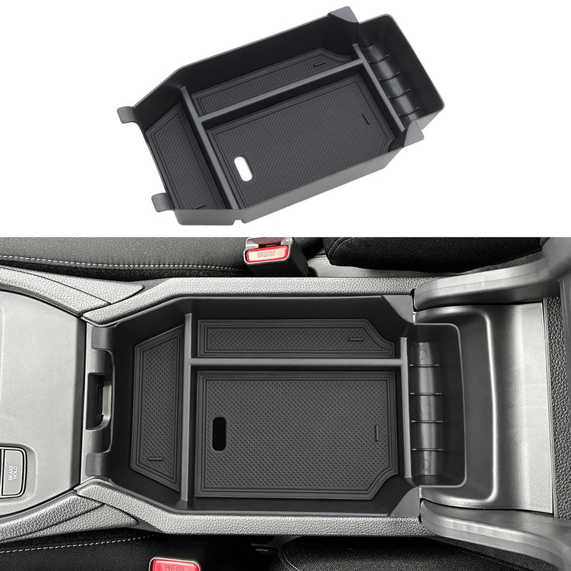 PIMCAR Center Console Organizer for 2023-2025 Honda Accord 11th Gen Durable ABS Plastic Armrest Storage Tray-Black Liner Trim Accessories 2023-2025 Accord Black