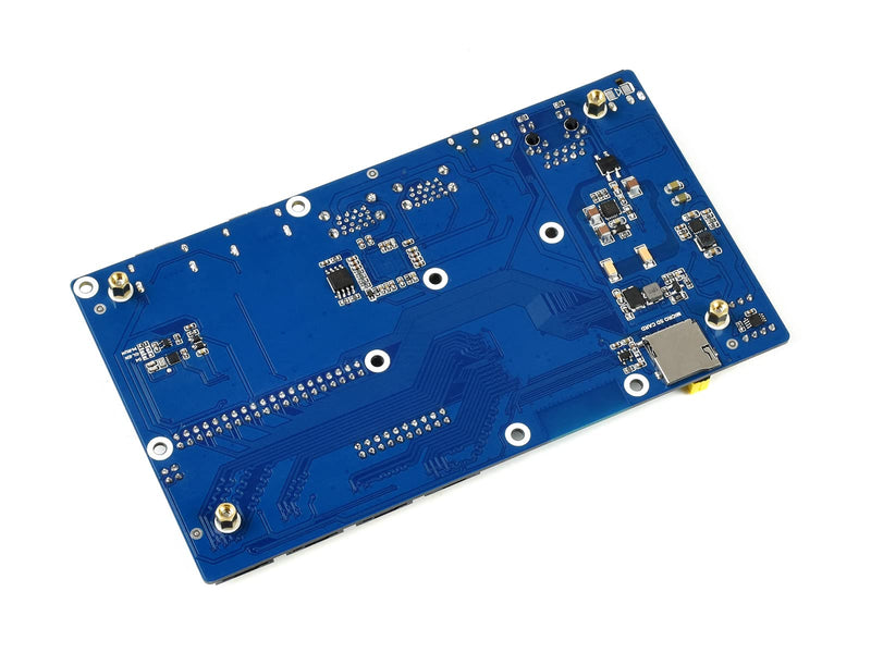 Waveshare Compute Module 4 IO Board with PoE Feature, Compatible with Raspberry Pi, Suitable for All Variants of CM4
