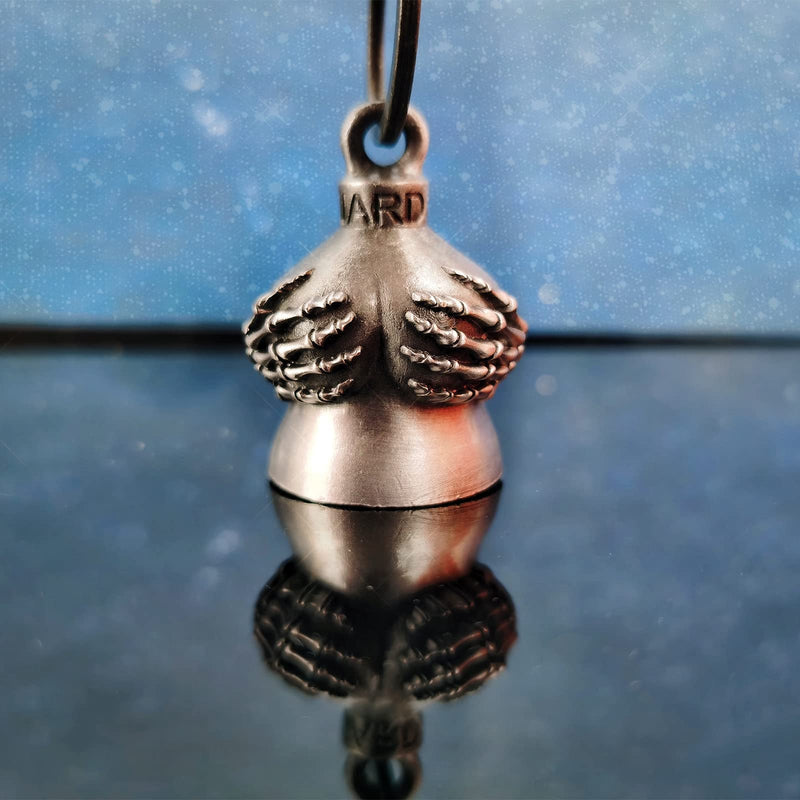 Motorcycle Bell with Hanger for Biker, Good Luck Biker Bells & Motorcycle Accessories, Keychain Luck Bell Handful