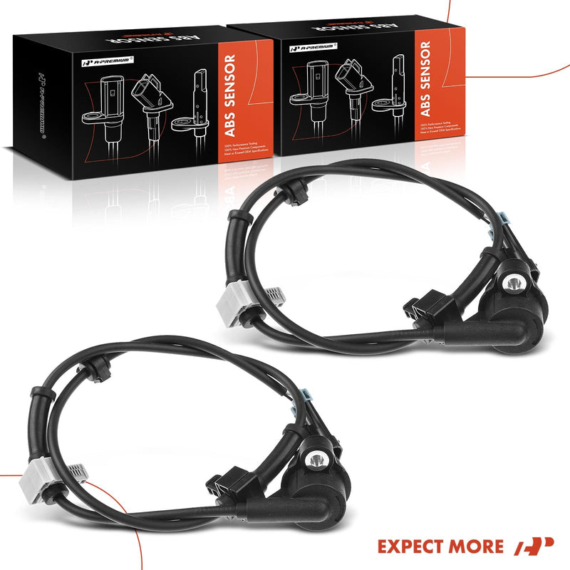 A-Premium ABS Wheel Speed Sensor Compatible with Chevy, Buick, Saab & GMC Models - Rainier 04-07, Trailblazer/Envoy/9-7x 06-09, Trailblazer EXT/Envoy XL 06, Sport Utility - Rear Driver and Passenger Pack of 2