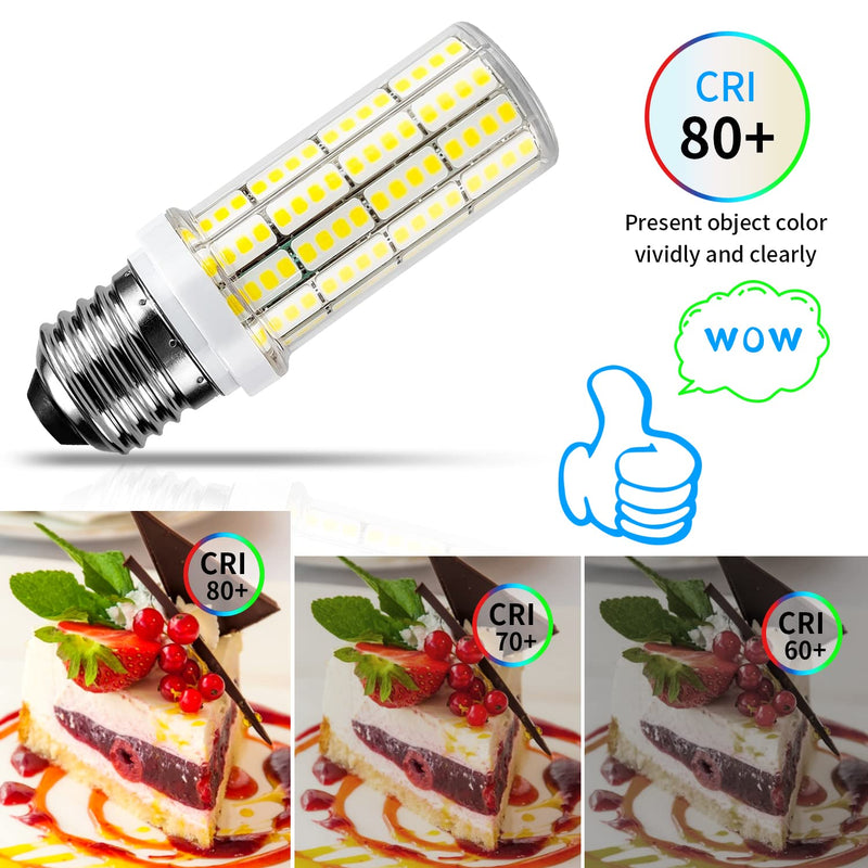 Led Light Bulb 6pcs 200w Equivalent 2500 Lumen 5000k Cool Daylight White 20w Super Bright Led Bulb E26/E27 BaseLed Light Bulbs for Home Garage Warehouse Indoor Outdoor Light Bulb. 20W-E26 5000K