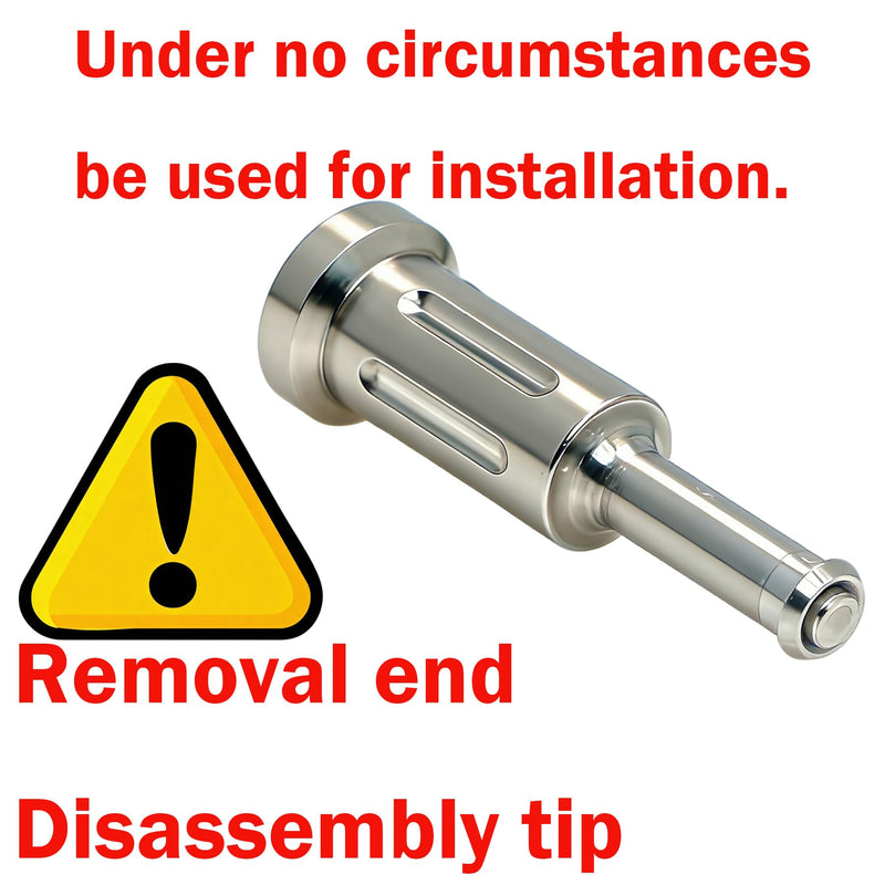 Universal Locater Core Tool Retention Caps Insertion Extraction Cap Bar Removal Male Cap (Locator Core Tool - Golden) Locator Core Tool - Golden
