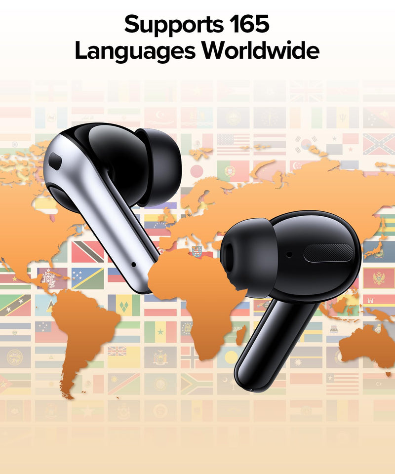 TAGRY Bluetooth Headphones True Wireless Earbuds 60H Playback LED Power Display Earphones with Wireless Charging Case IPX5 Waterproof in-Ear Ear buds with Mic for TV Smart Phone Laptop Computer Sports AI Buds Pro Black