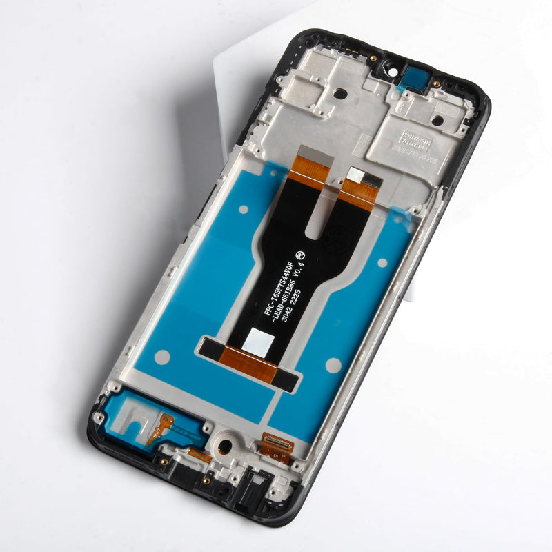 for T-Mobile REVVL 6 5G 2022 6.52" TMAF025G LCD with Frame Screen Replacement LCD Display Touch Digitizer Screen Assembly with Repair Tools
