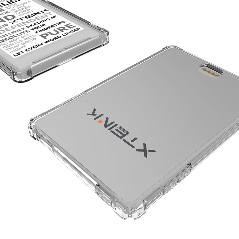Case for 3.7" Xteink X3 eReader,Clear Soft TPU Back Cover | Thin & Lightweight,Transparent Flexible Skin Bumper Back Shell,Scratch Proof & Shockproof