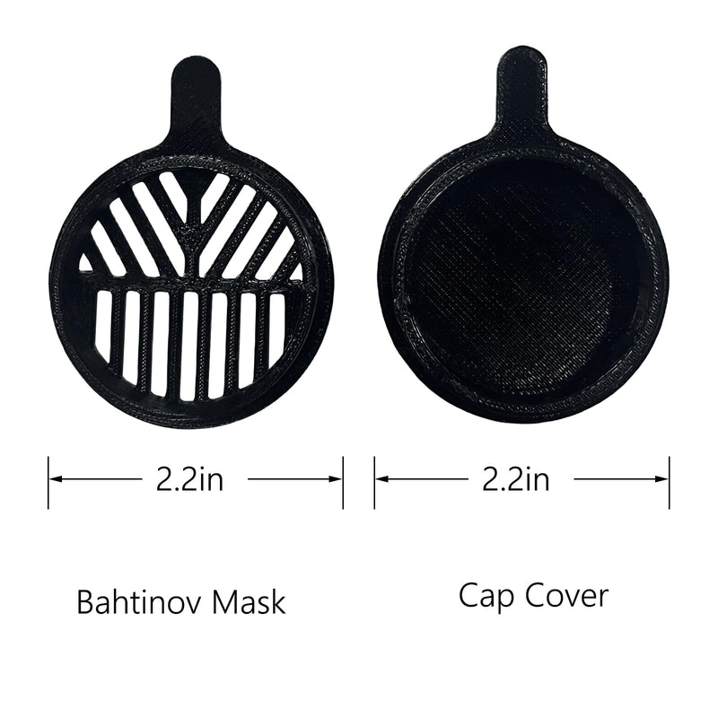 Cap Cover and Bahtinov Mask Focus for ZWO Seestar S50,Lens Cap for Seestar S50 Accessories for ZWO Seestar S50 Made of TPU Black
