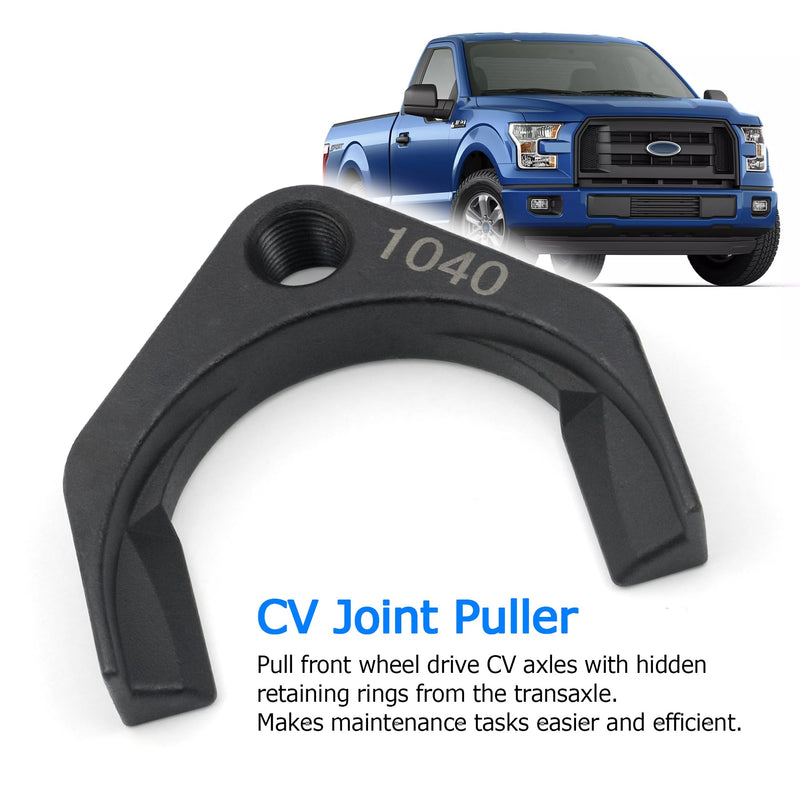 Efficient 1040 CV Joint Puller Adapter - 63mm Wide Opening, Carbon Steel Inner Axle Removal Tool, Front Wheel Drive Axle Pulley Attachment Adapter
