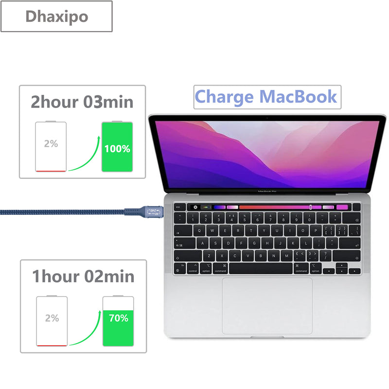 USB 4 for Thunderbolt 4 Cable 0.3m/1FT, 40 Gbps Data transfer with 240W and 4K@144Hz 5K@ 60Hz or 8K@30Hz,Compatible with Thunderbolt 4/3 Cable and USB C,fit for Laptop,Docking,Monitor and more 1pack 1ft Black