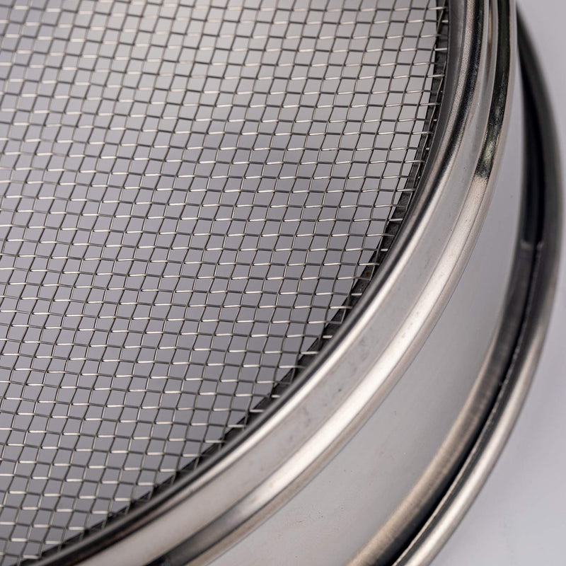 φ20×4.5cm Diameter 10 Mesh 304 Stainless Lab Sieves Economy Test Sieve 304 Stainless Steel Wire Cloth（2mm） 10 Mesh (2mm)