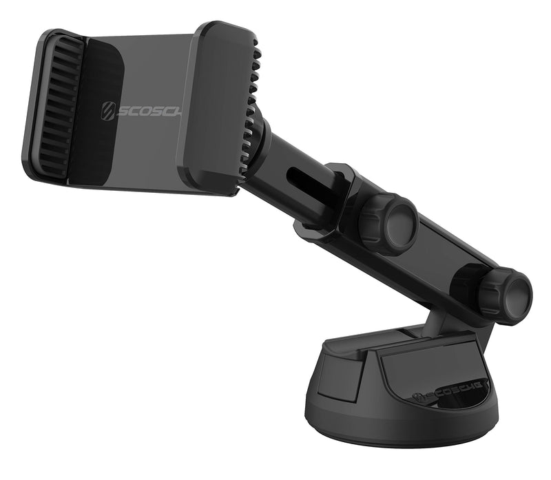 Scosche UH4WDEX2-SP Extendo Mount Car Phone Holder Windshield/Dashboard | StickGrip Base | Telescoping Adjustable Arm | Black (Pack of 2)