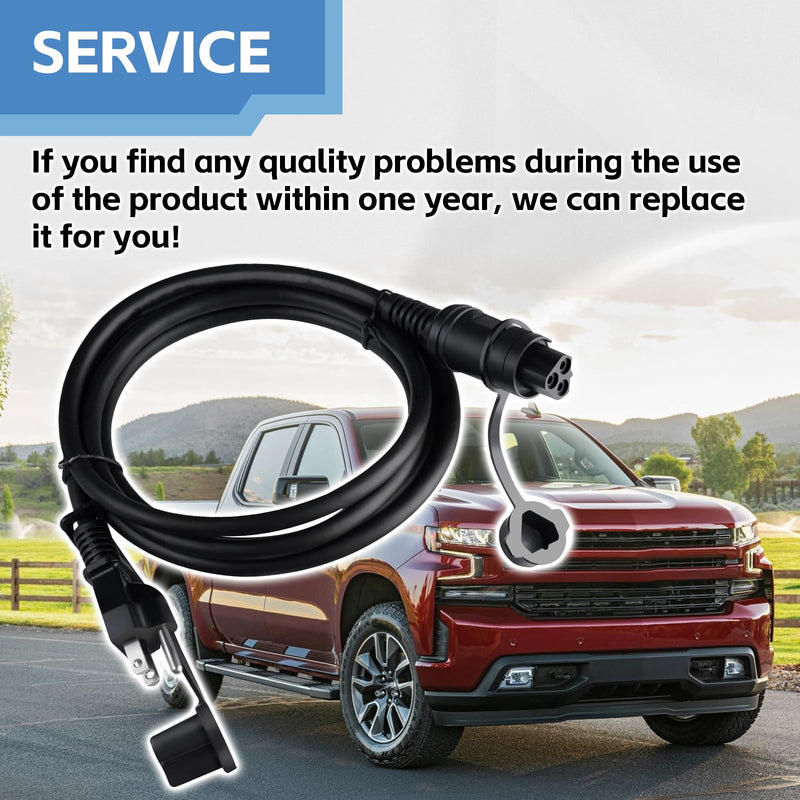 84564686 Engine Coolant Heater Cable Compatible with 2019-2023 Chevrolet Silverado 1500/LD/LTD 2020-2024 GM Chevy Silverado 2500/3500 HD Duramax Trucks GMC Yukon/XL/Sierra 2019-2022 Buick Cadillac