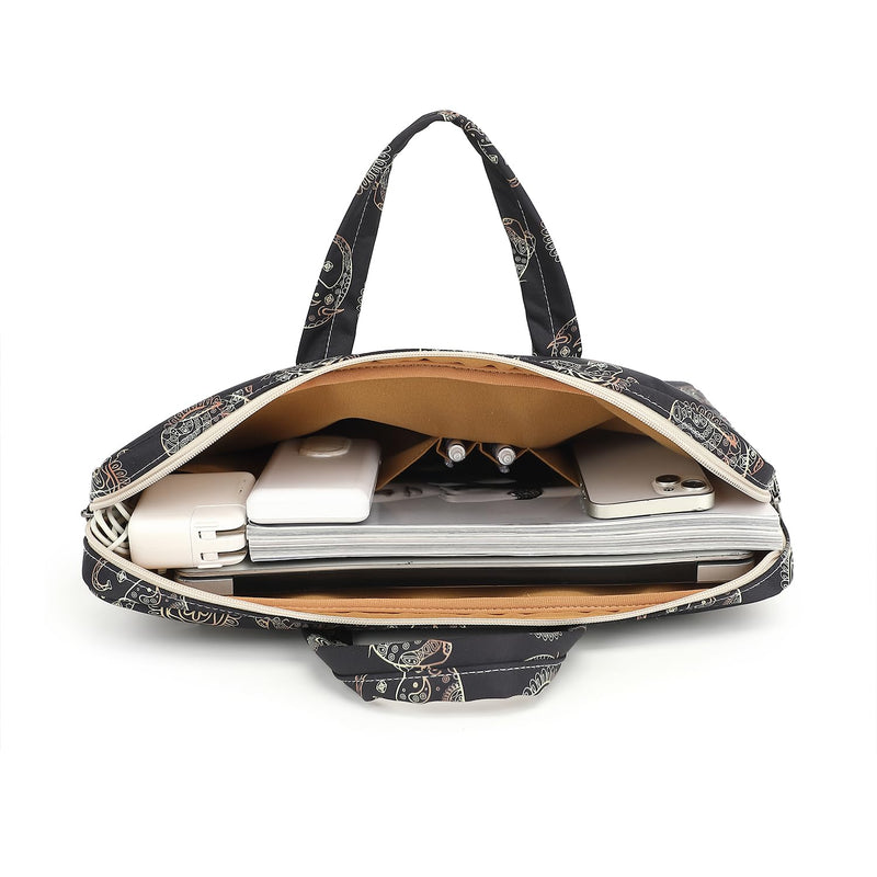  [AUSTRALIA] - Ezrelia15-15.6 inch Laptop Shoulder Bag, for MacBook Pro 16, Hp Lenovo Dell 14 inch Waterproof Messenger Bag Case Sleeve 15 inch/15.6 inch Elephas