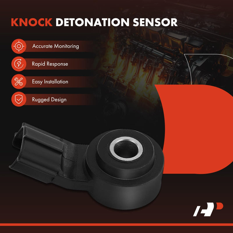 A-Premium Knock Detonation Sensor Compatible with Toyota, Lexus, Scion Models - 4Runner, Avalon, Camry, Highlander, Matrix, FJ Cruiser, Prius, Tacoma, Sienna, ES330, GS350 & More, Replace# 8961502020
