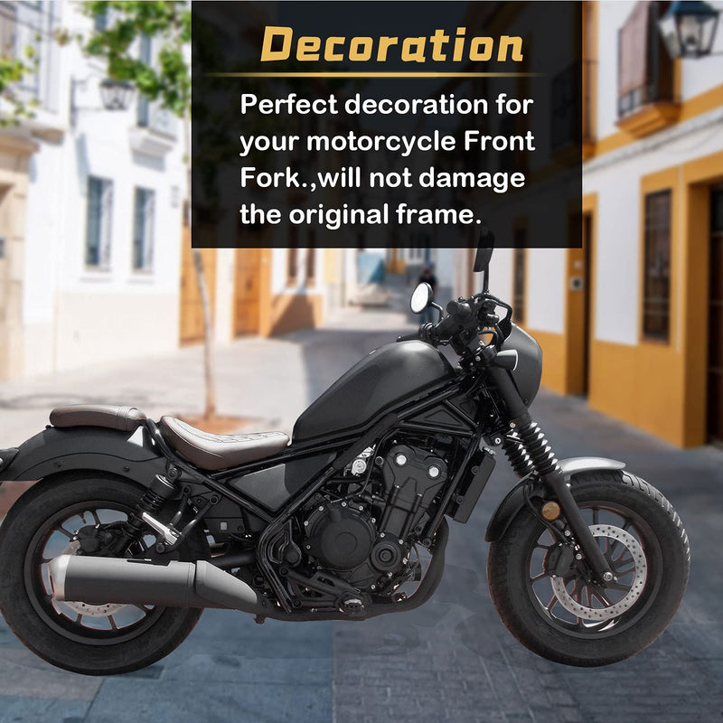 Motorcycle 41mm Fork Boots for H-onda Rebel 500 300 CMX500 CMX300 2017-2025 Front Cover Rubber Gaiters Shock Absorber Gators